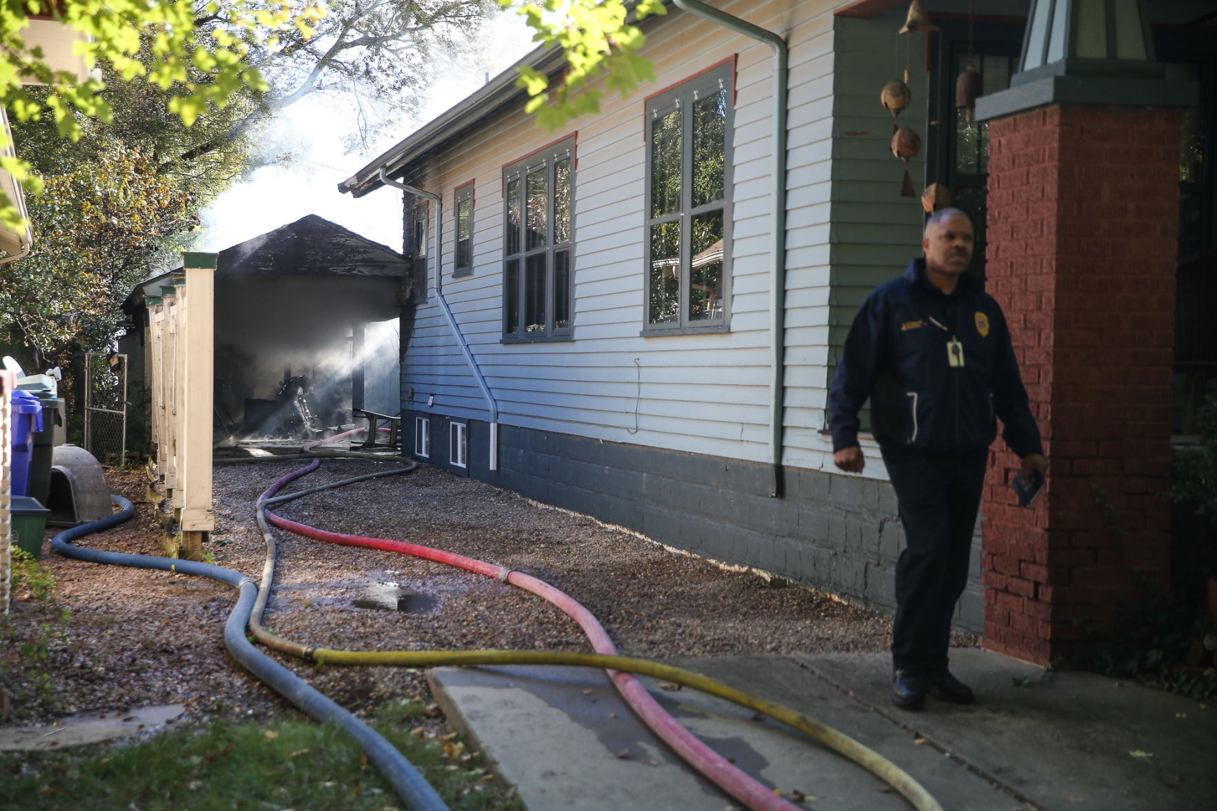 Garage fire